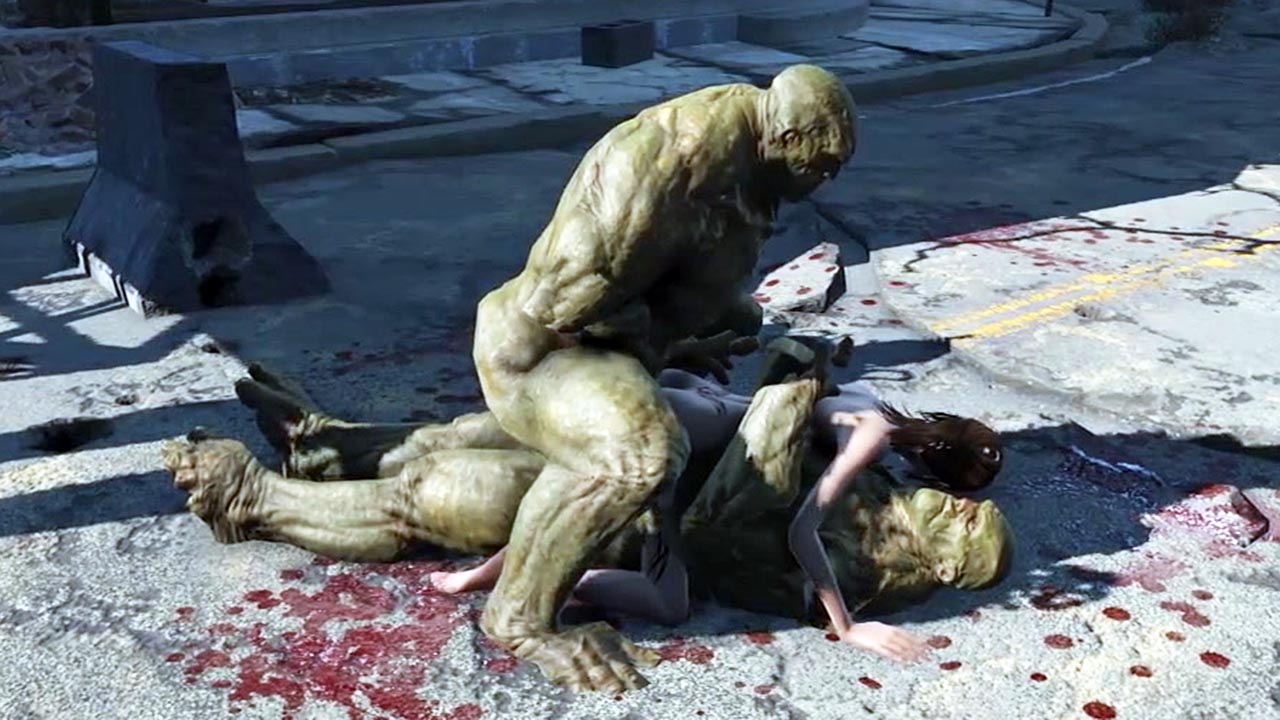 ЖКТ мутанты из Fallout 4 решили, что главная героиня заслуживает двойного проникновения — жесткий анал и вагинальный трах монстров-гигантов, настоящий инцест с тентаклями и выживание в порно вселенной.