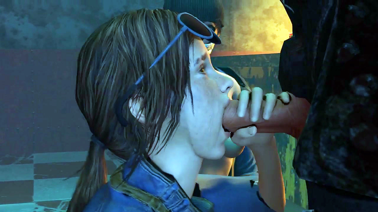 Грязный бармен жестко трахает в анал юную Элли из The Last of Us, пока её застенчивая подруга тупо наблюдает за этим извращением